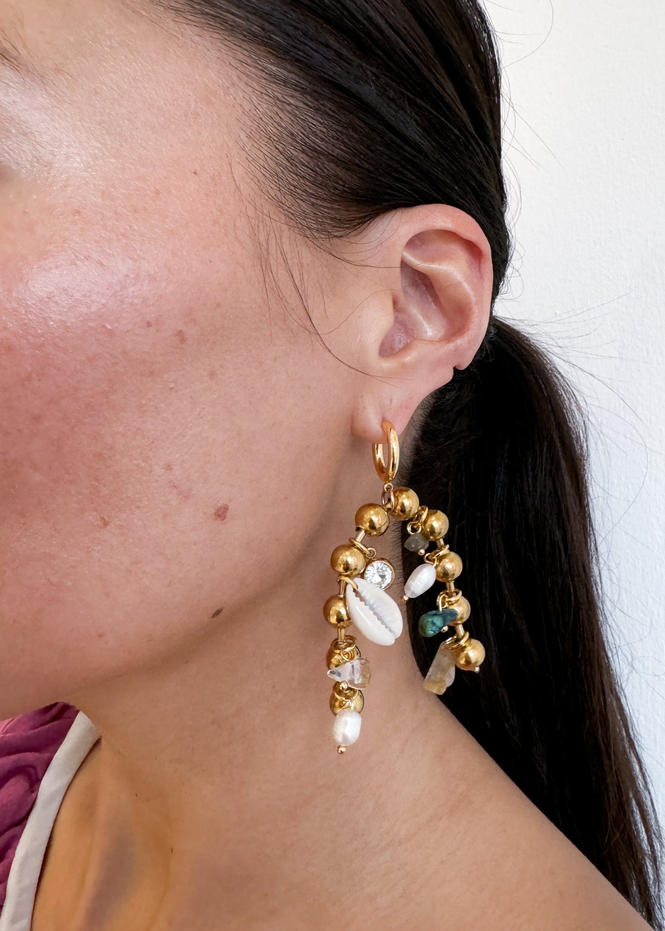 Baby Junk Gold Earrings