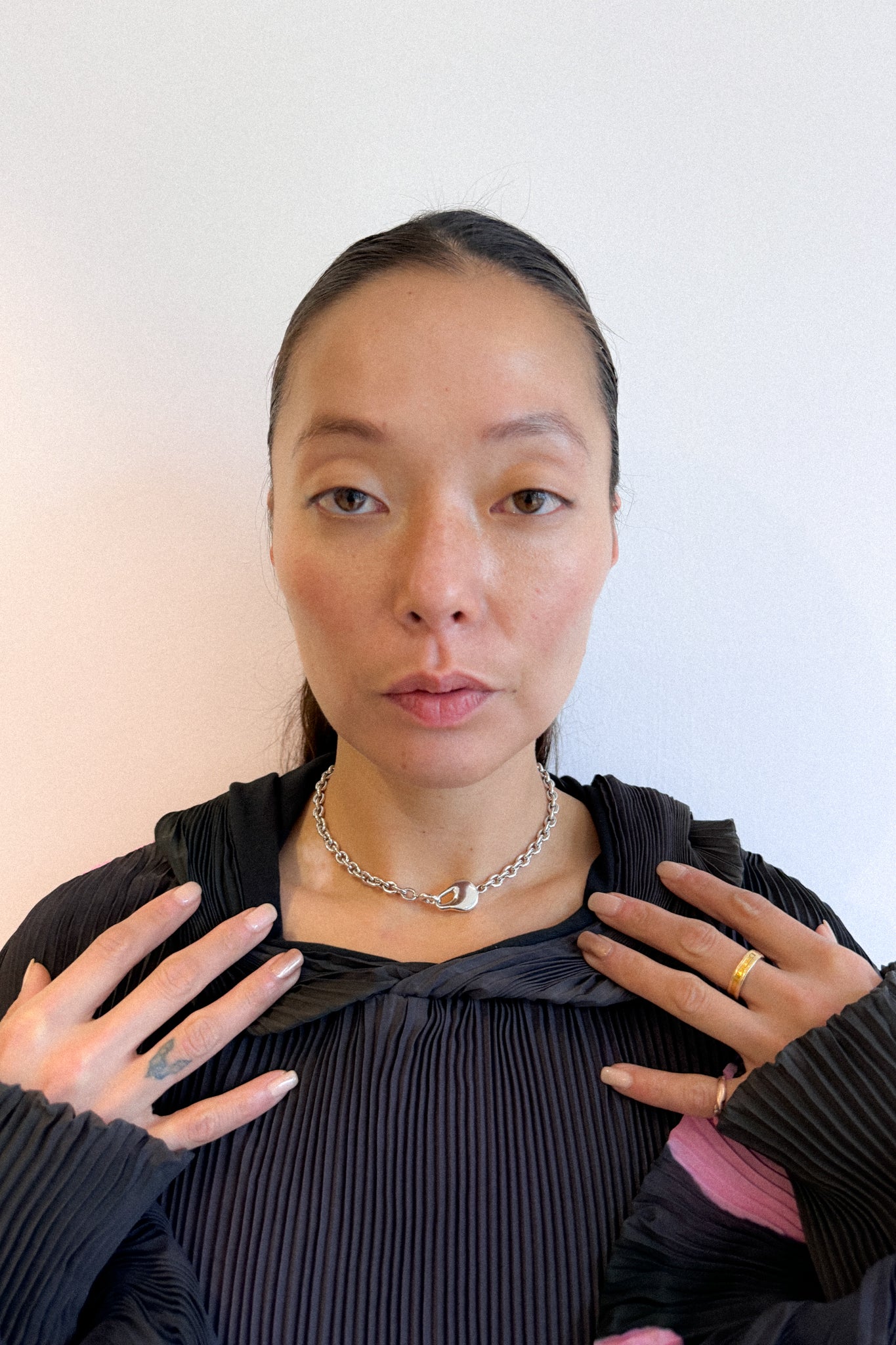 Fluid Form Chunky Necklace