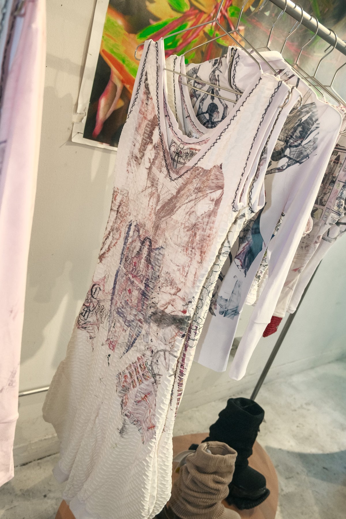 Waffle Knit Dress (Angel)