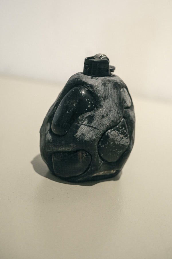 Clay Lighter Case 019 (Black Pebble)