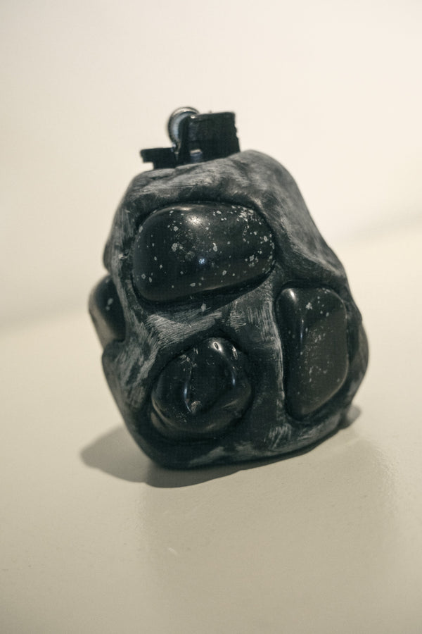 Clay Lighter Case 019 (Black Pebble)