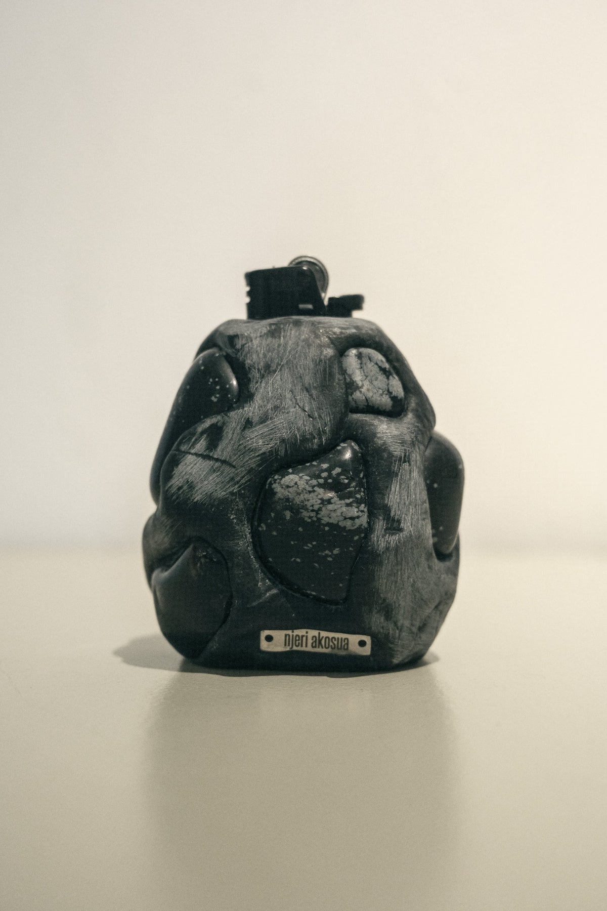 Clay Lighter Case 019 (Black Pebble)