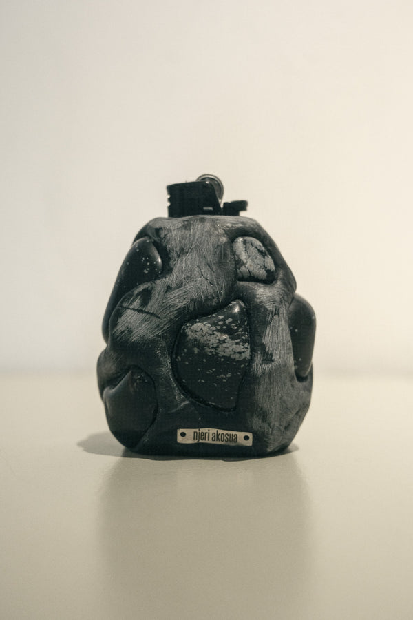 Clay Lighter Case 019 (Black Pebble)