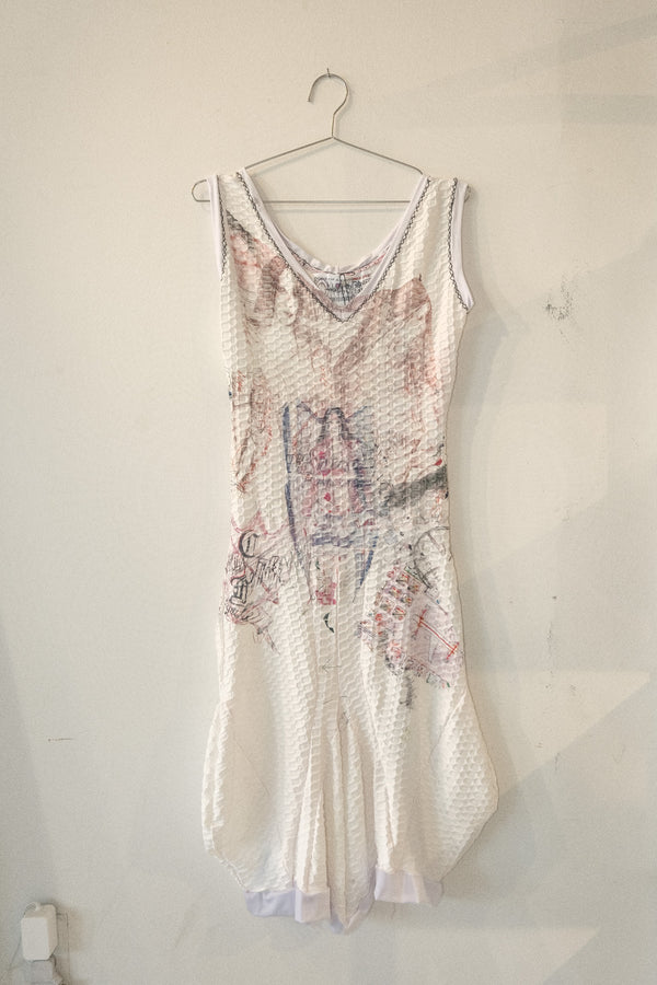 Waffle Knit Dress (Angel)