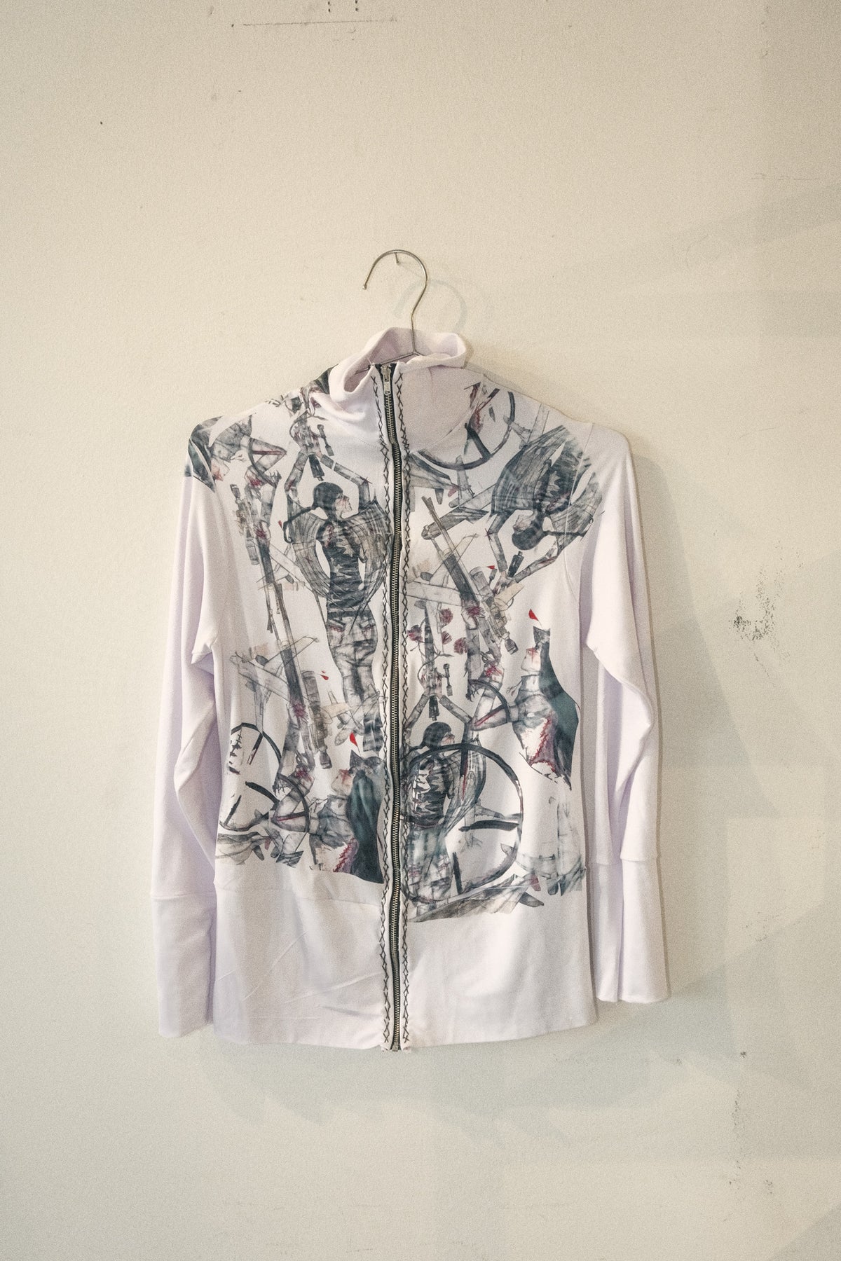 Long Sleeve Printed Zip Up (Target)