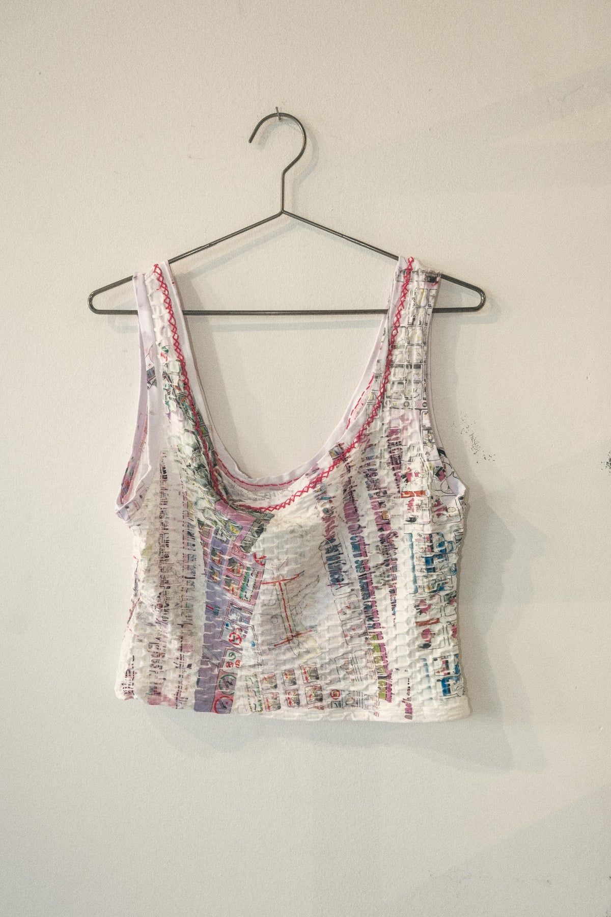 Waffle Knit Muscle Tank (Jets)