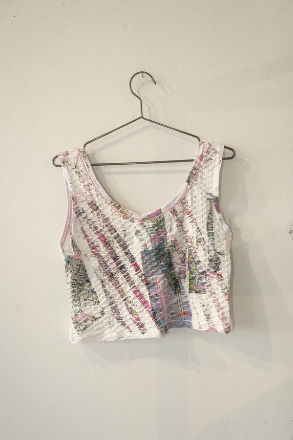 Waffle Knit Muscle Tank (Jets)