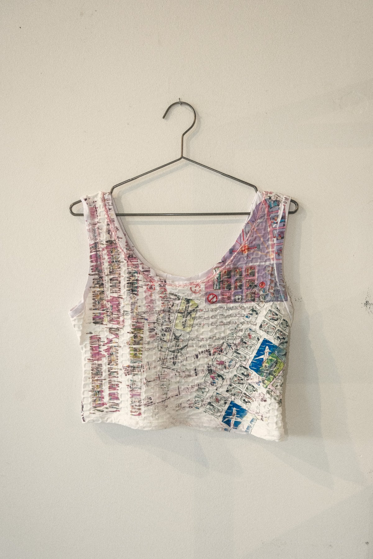 Waffle Knit Muscle Tank (Jets)