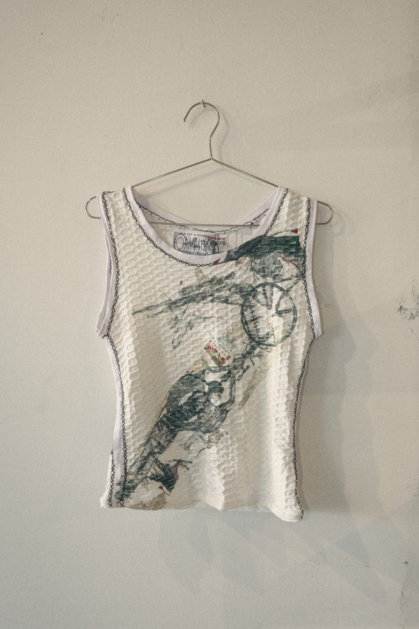 Waffle Knit Sleeveless Top (Target)