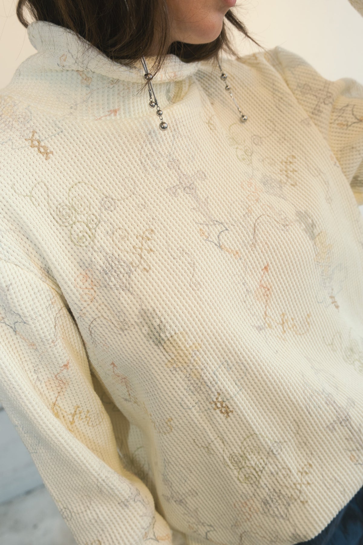 Haesun Highneck Thermal (Cream)