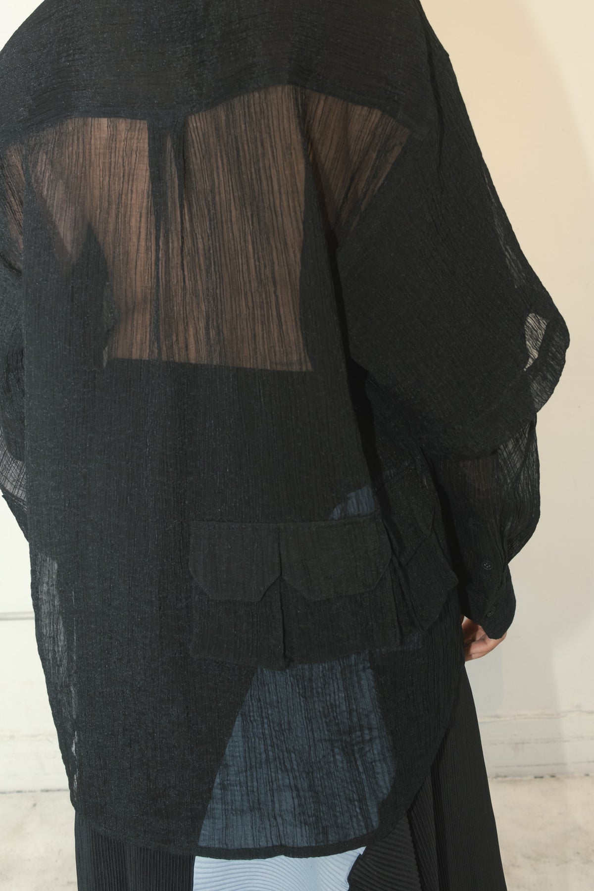 Crinkled Sprint Button Up (Onyx)