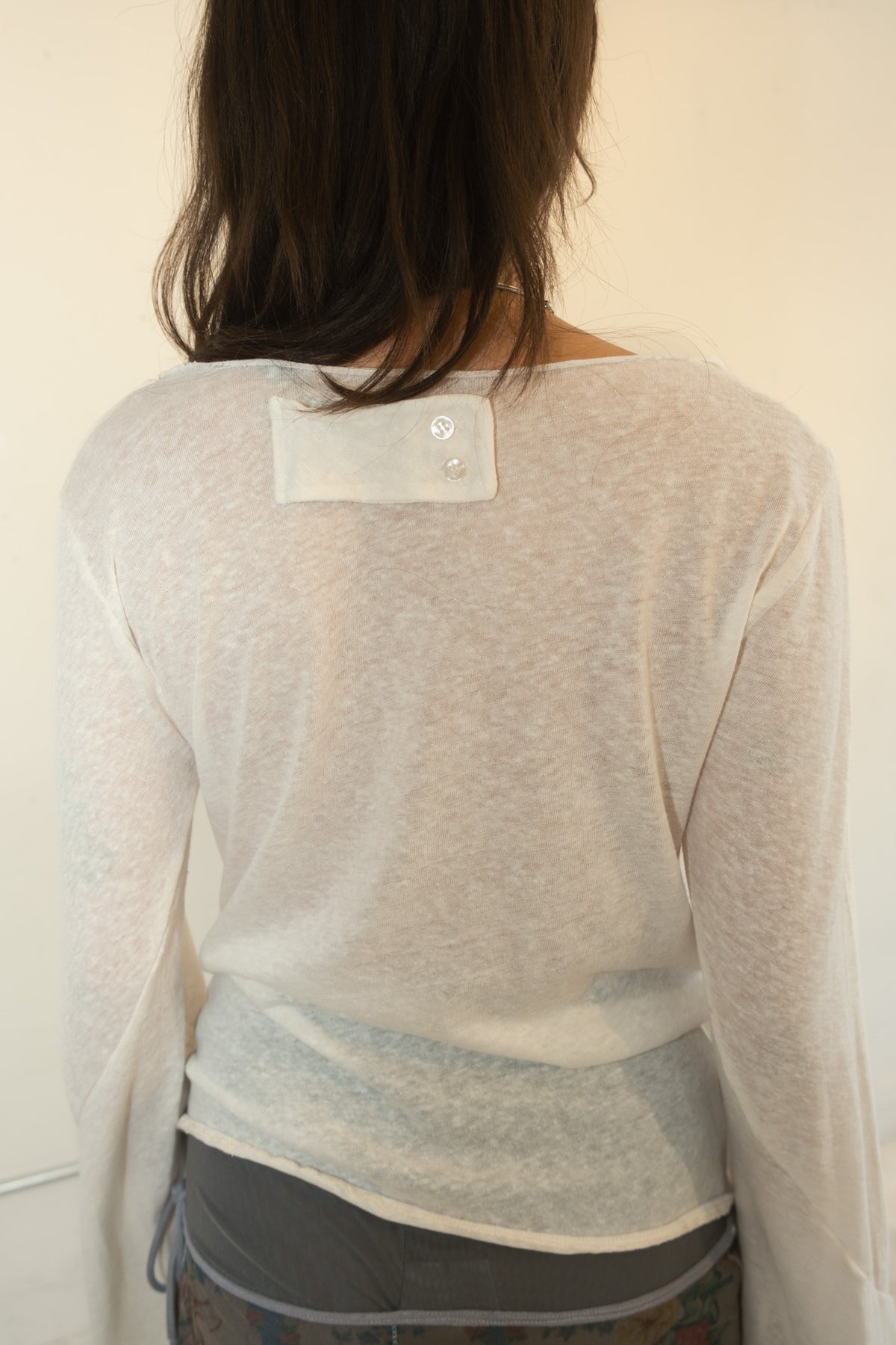Draped Cotton Top