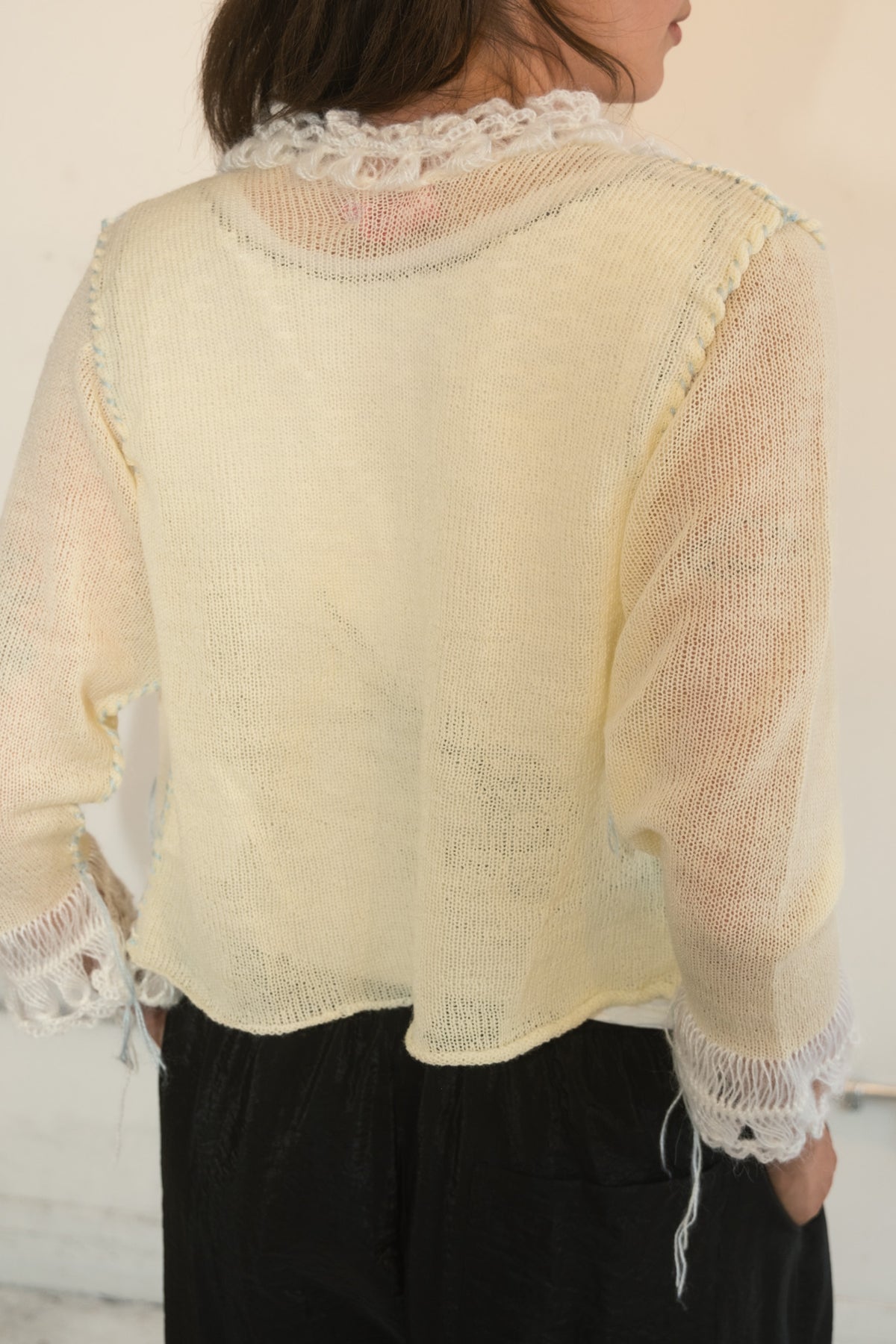 Flower Cardigan (Yellow)