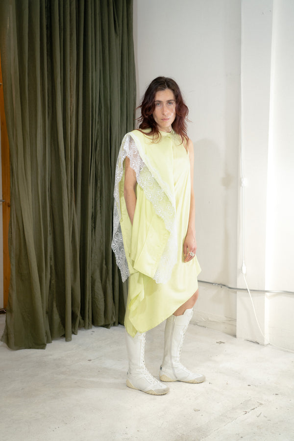 "Lime Gehry" Dress