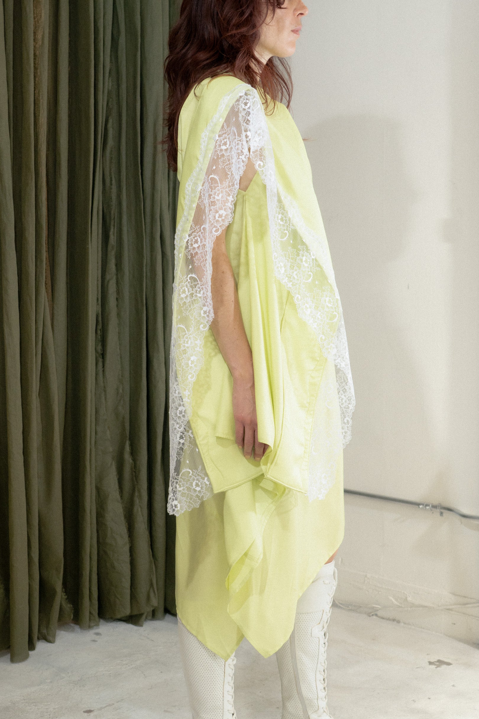 "Lime Gehry" Dress