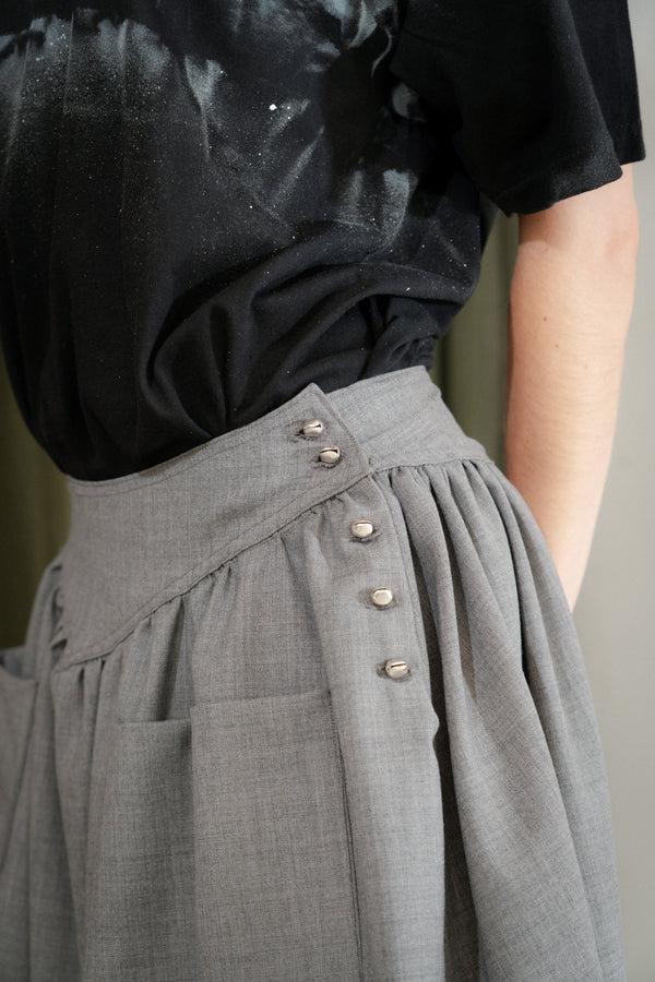 Garden Skirt (Charcoal)