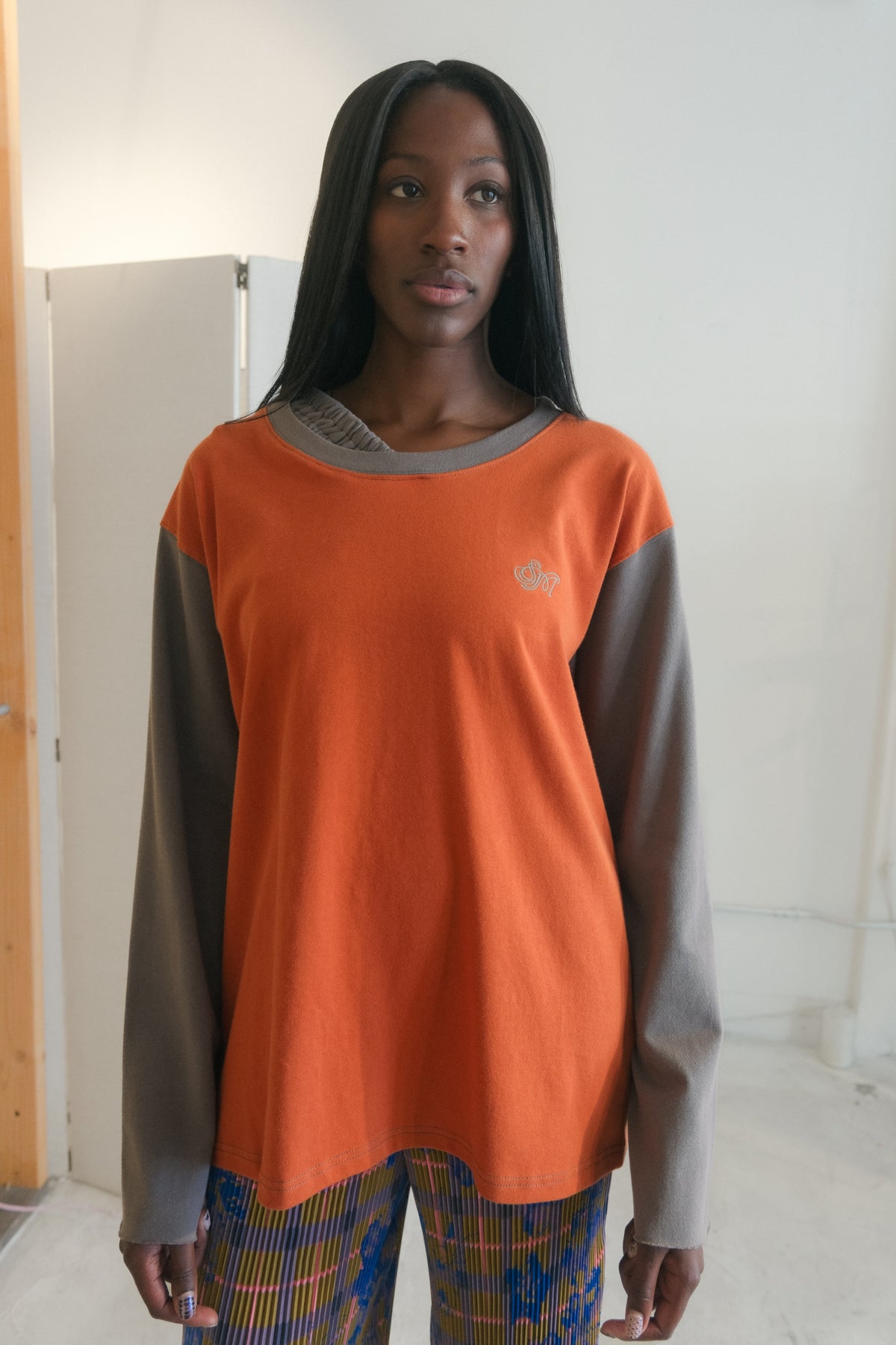 Waistband LS Shirt (Dark Persimmon)