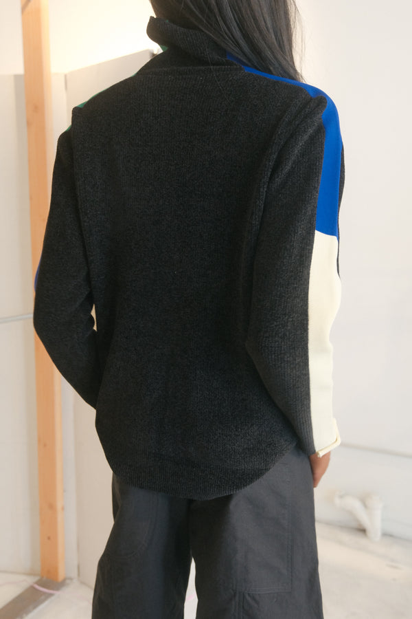 Paneled Knit (Black)