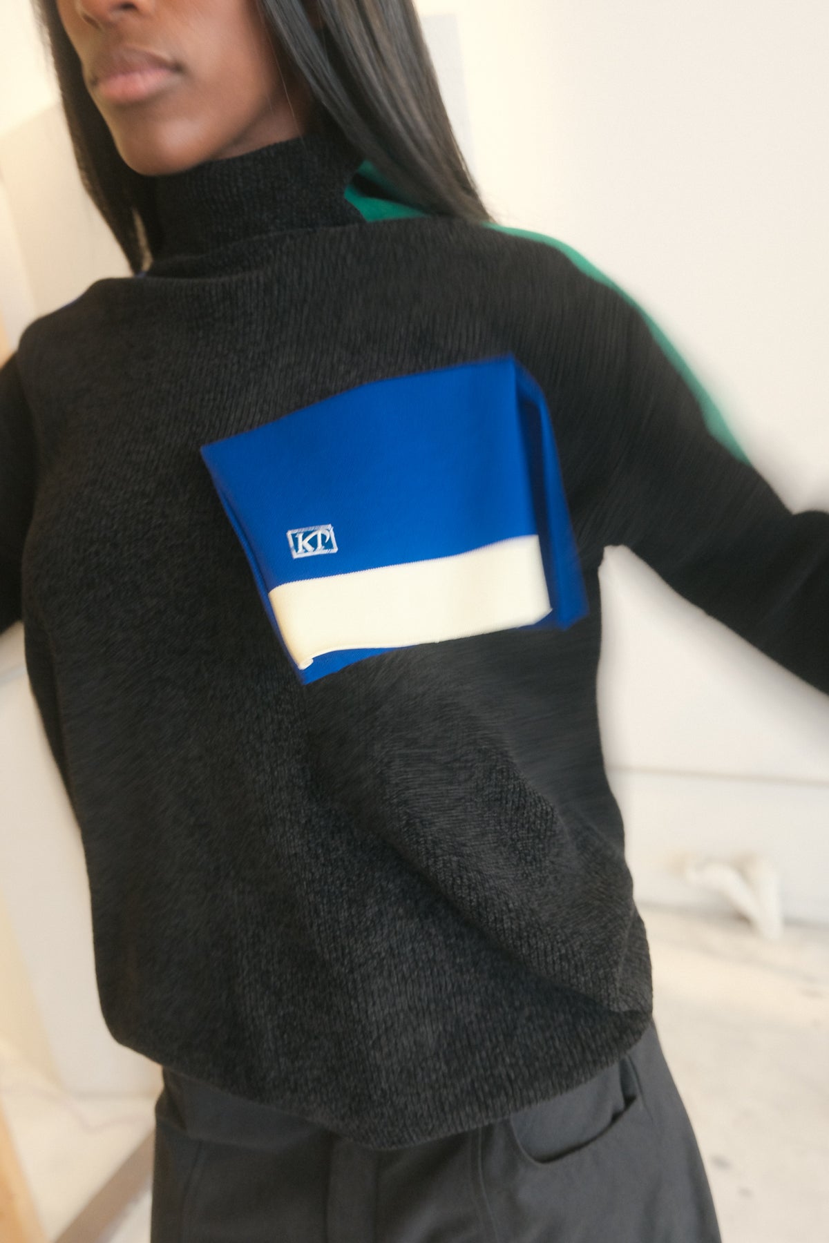 Paneled Knit (Black)