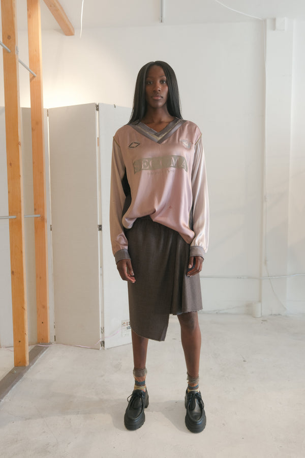 Folides Wool Assymetrical Skirt