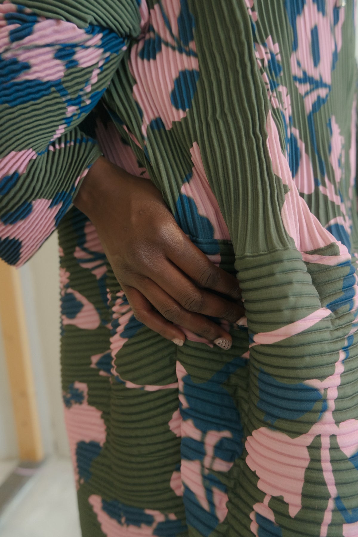 Pax Handpleated Dress in Ingrid