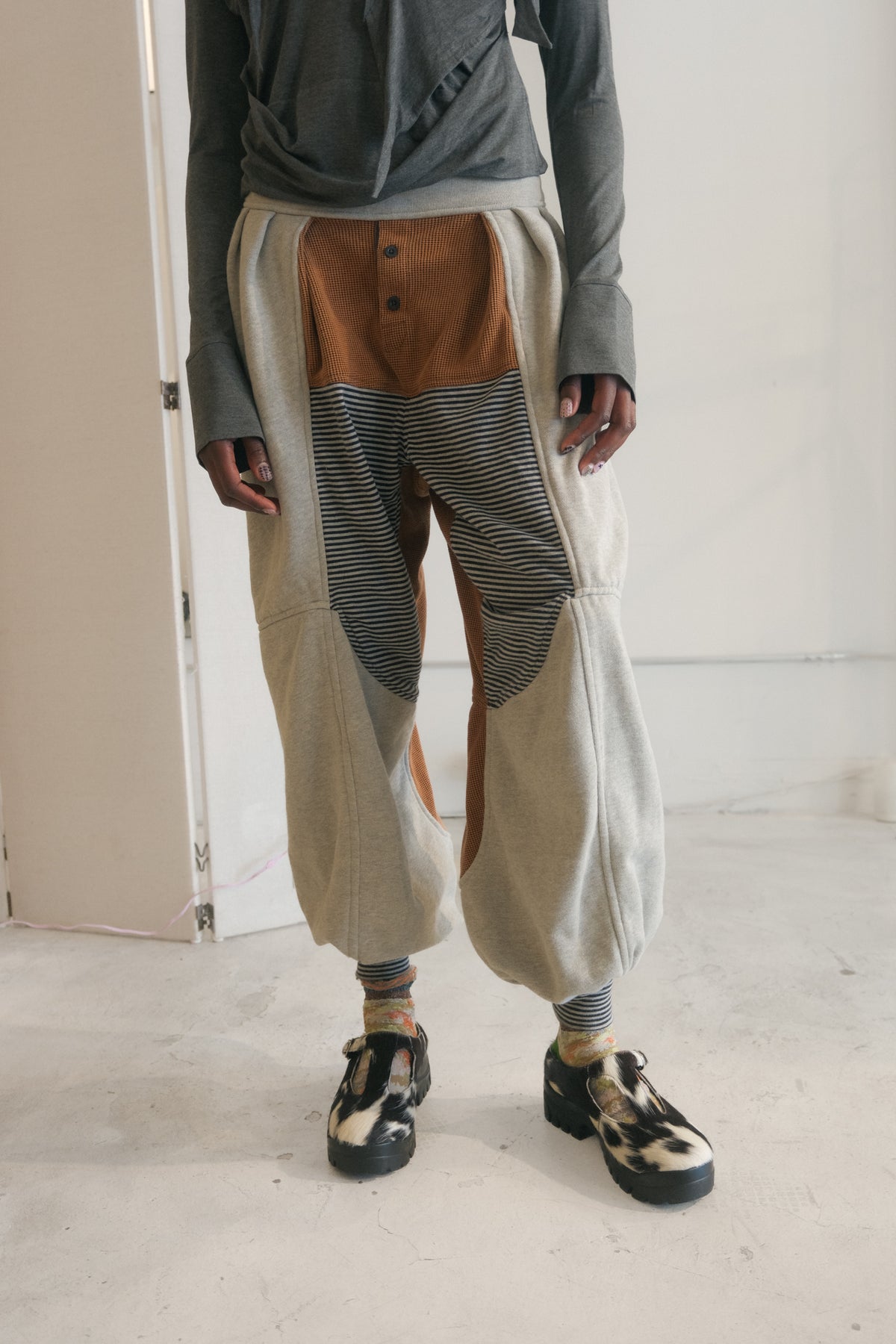 Your Sweatpants' Sweatpant (Grey/Orange)