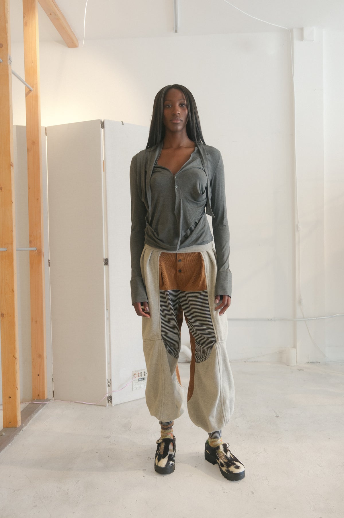 Your Sweatpants' Sweatpant (Grey/Orange)