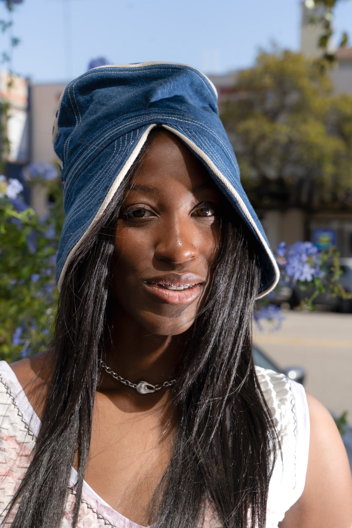 Bucket of Peace Denim Cap