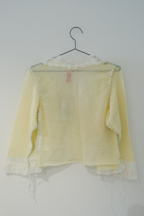 Flower Cardigan (Yellow)