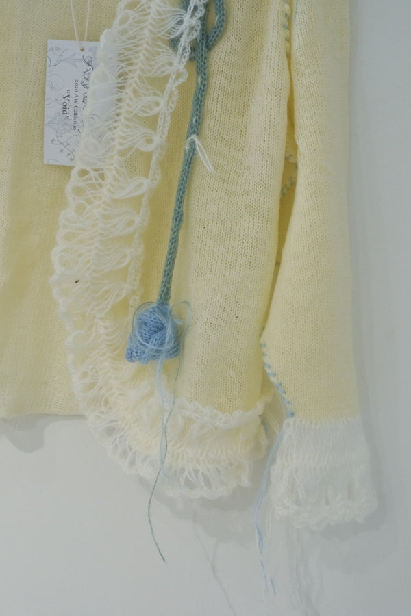 Flower Cardigan (Yellow)