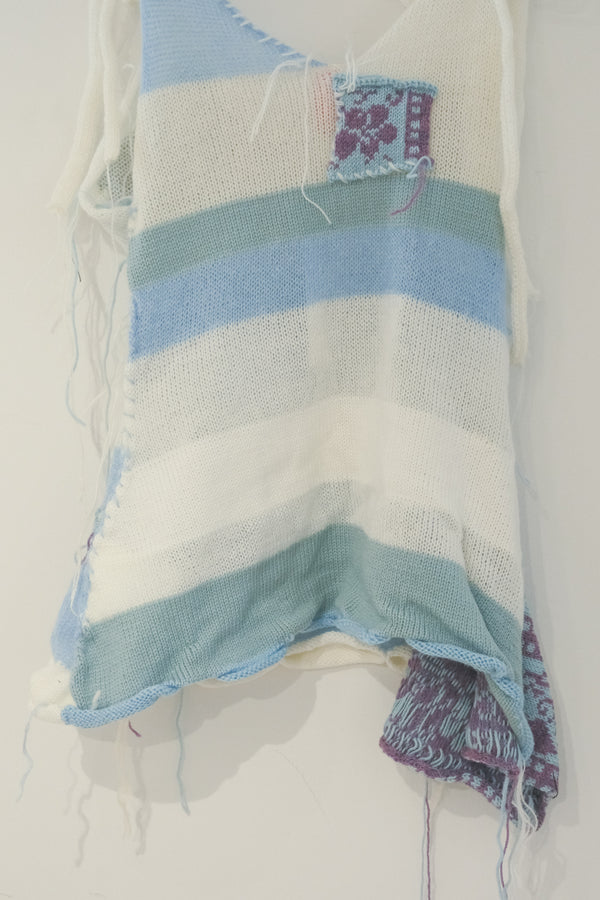 Sky Knit Bustier (Blue)