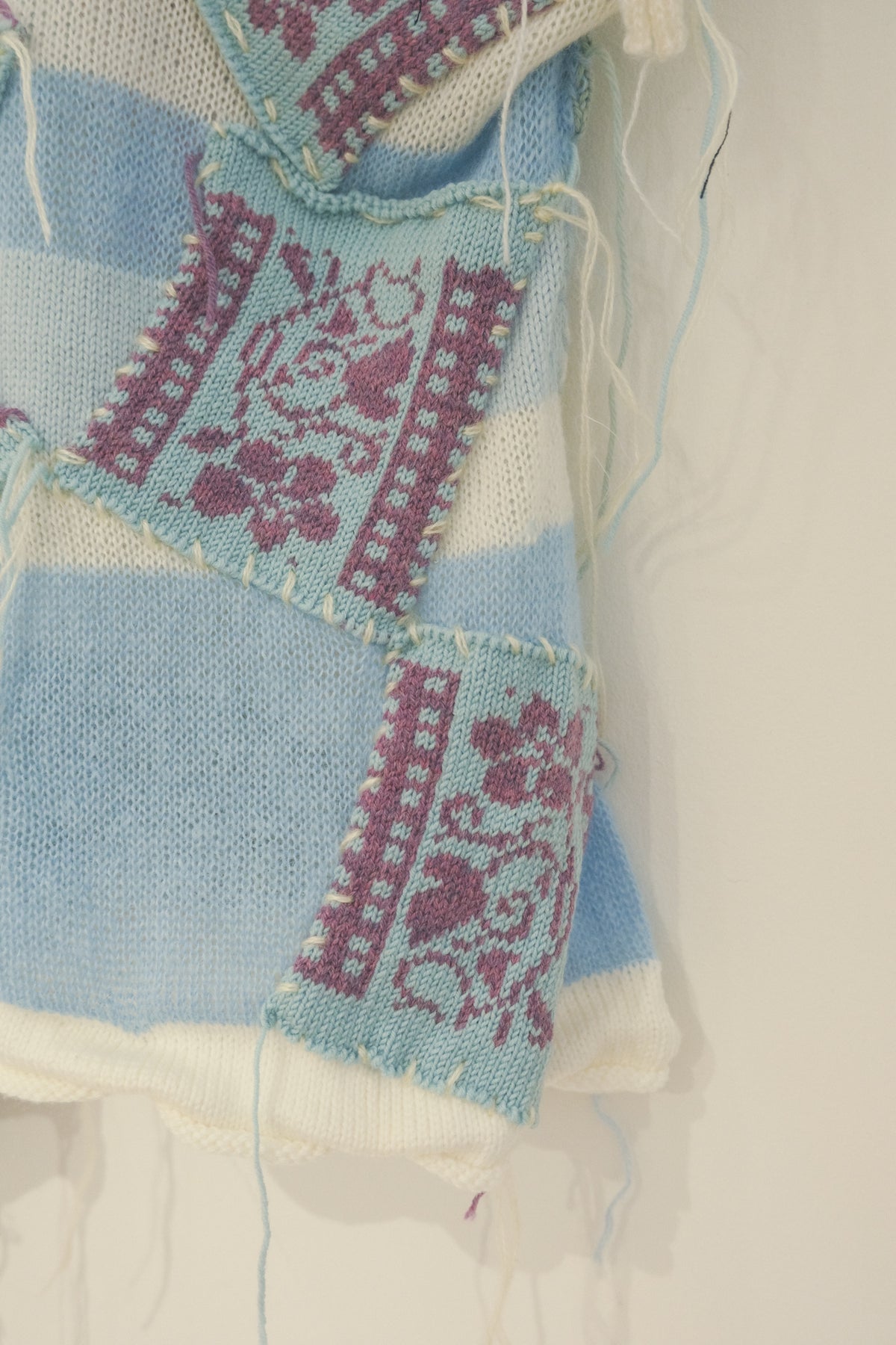 Sky Knit Bustier (Blue)