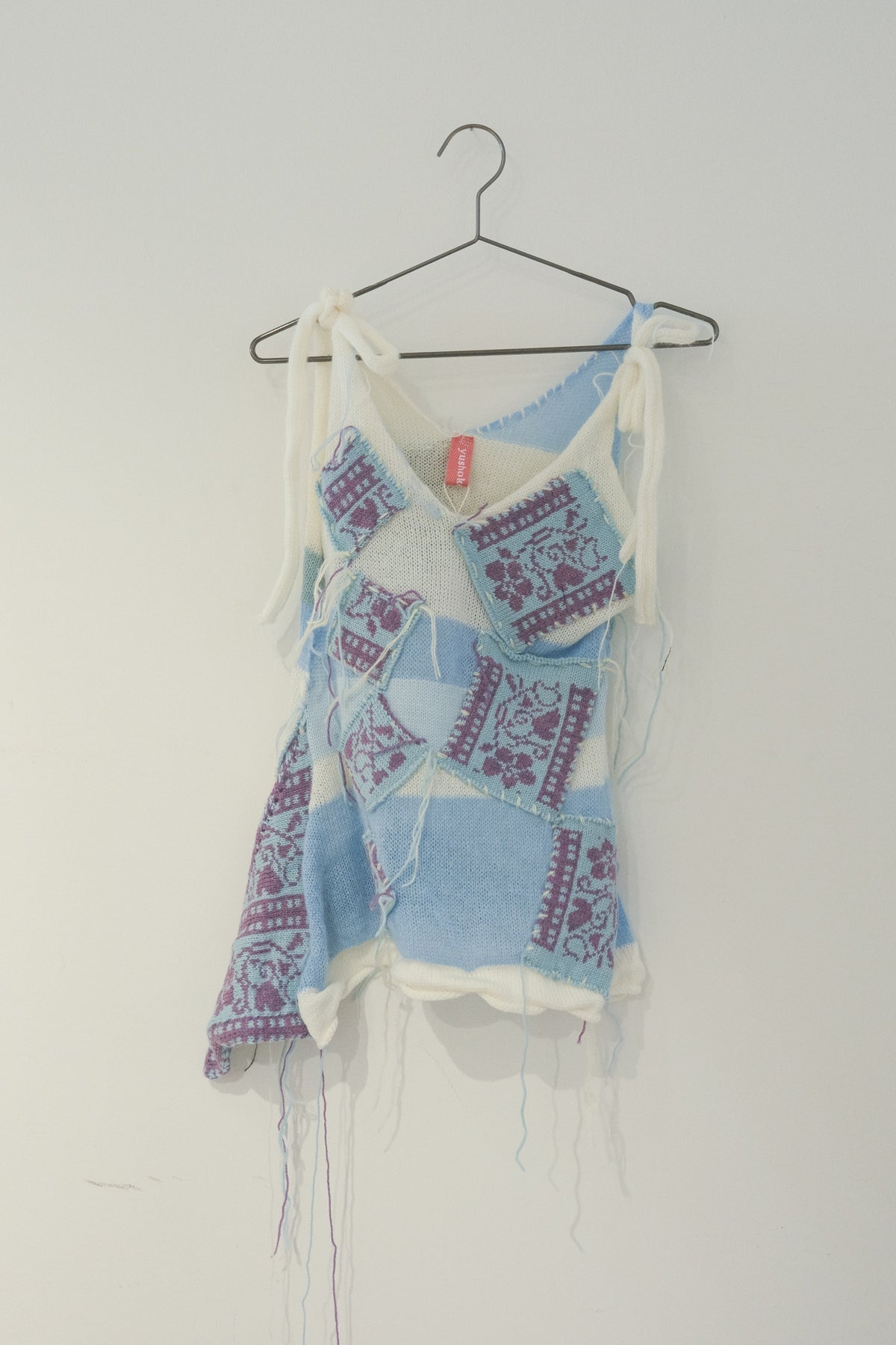 Sky Knit Bustier (Blue)
