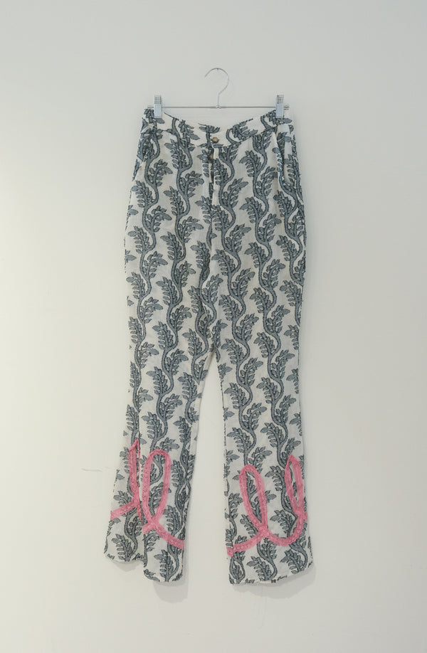 Wood Printed Pants
