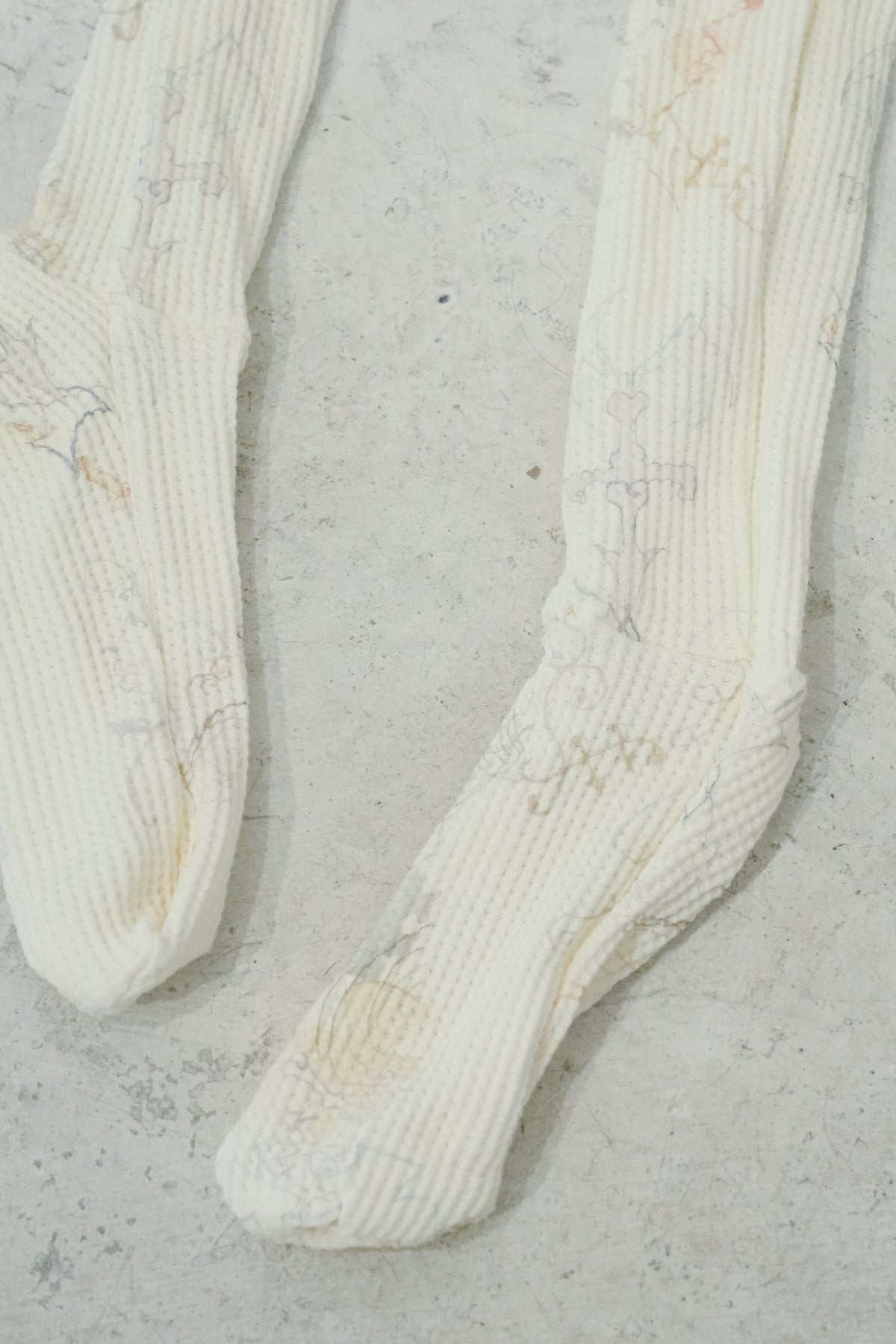 Haesun Long Thermal Socks (Cream)