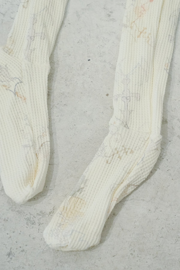 Haesun Long Thermal Socks (Cream)