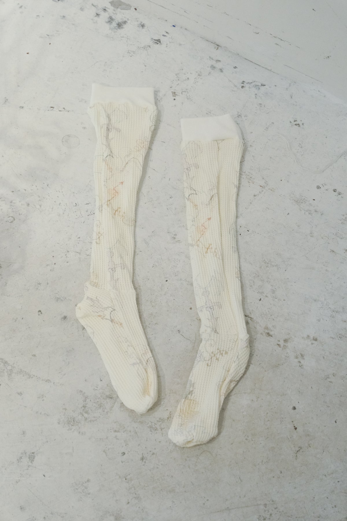 Haesun Long Thermal Socks (Cream)