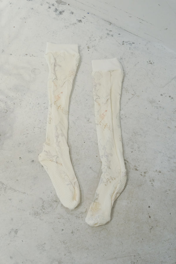 Haesun Long Thermal Socks (Cream)