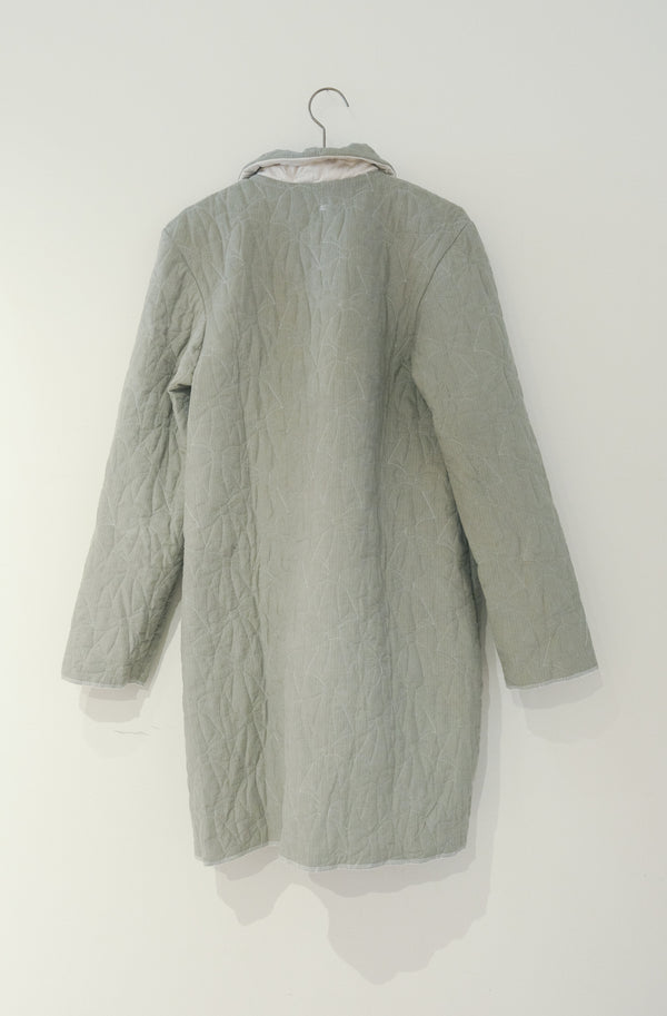 Quilted Coat (Gray)