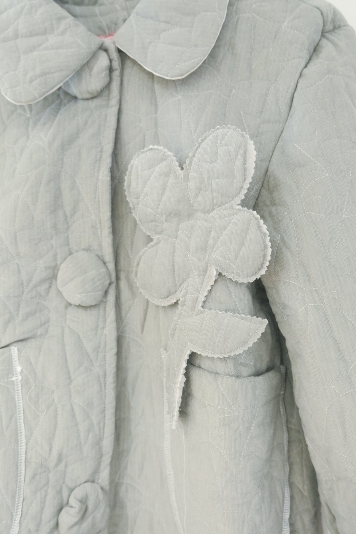 Quilted Coat (Gray)