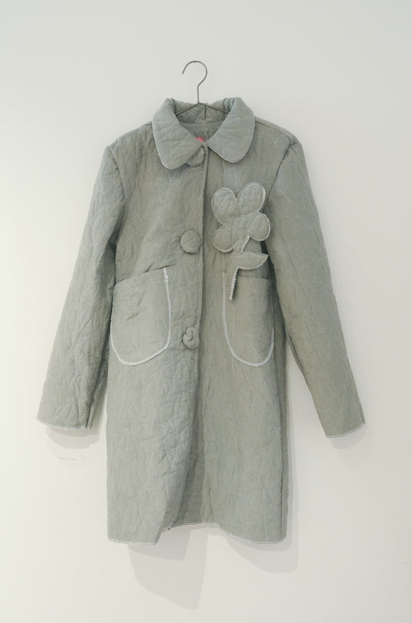 Quilted Coat (Gray)