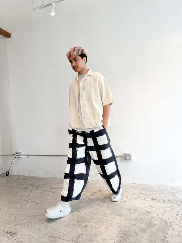 Chef Pant (Licorice Check)
