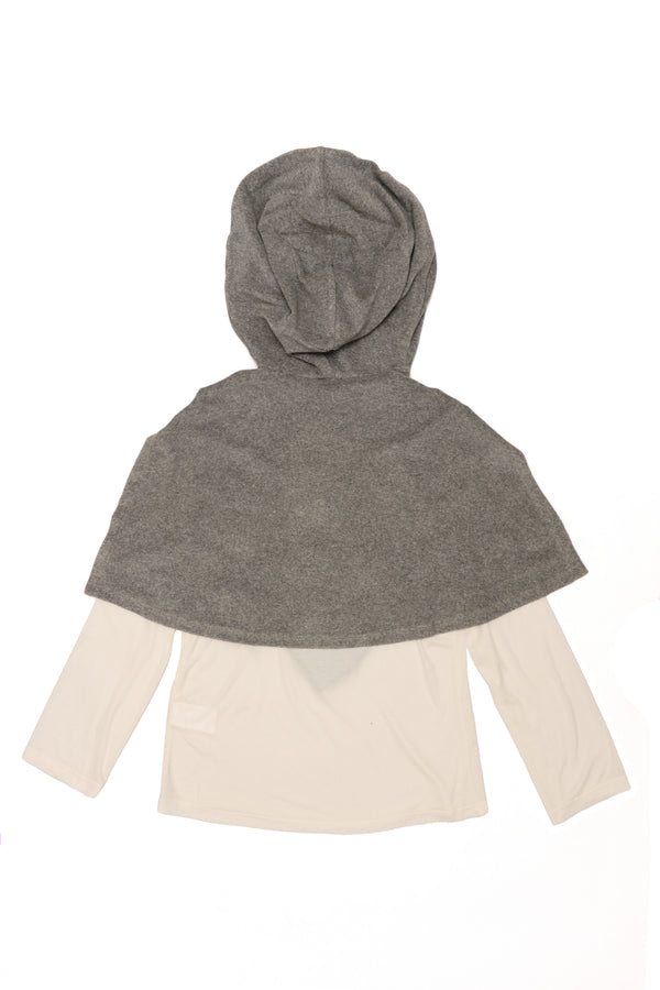 Sweater On Shoulder Shirt