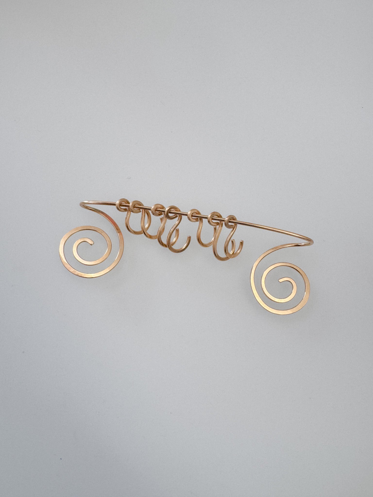 Brass Spiral Wall Hanger