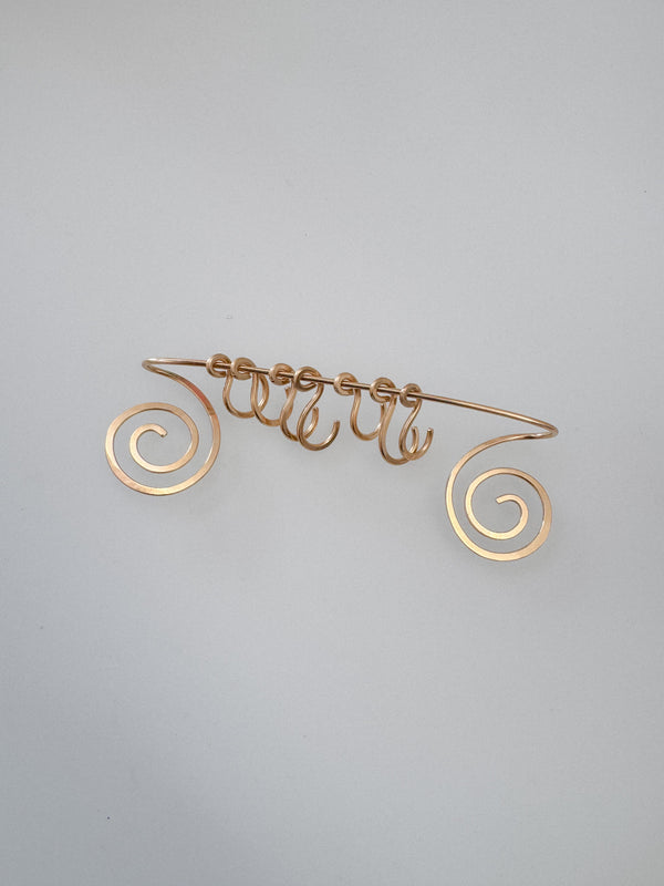Brass Spiral Wall Hanger