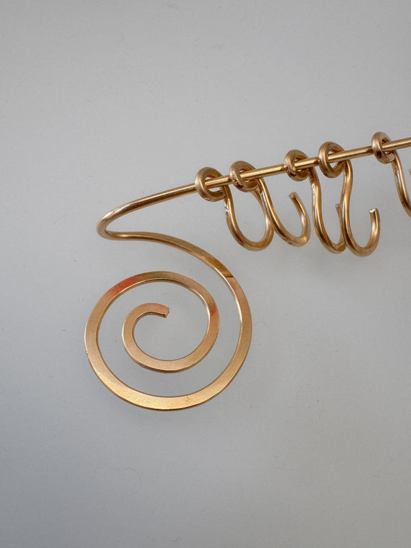 Brass Spiral Wall Hanger
