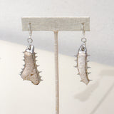 Coral Spike Earrings