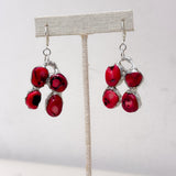 Red Coral Earrings