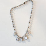 5 Charm Necklace (Mixed Pearls)