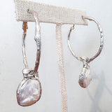 Hoops with Pearls (Large)